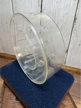 Vintage Lorus Disney Mickey Mouse Watch EMPTY Jewelry Box Plastic Storage Clear